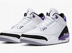 Image result for Jordan 3 Dark Iris Real vs Fake