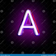 Image result for Cool Neon Letter A