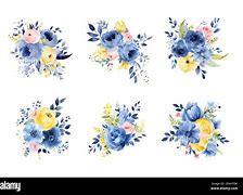 Image result for Yellow and Blue Floral Watercolor Pop Socket