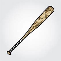 Image result for Wood Baseball Bat Illustration