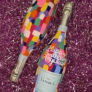 Image result for Lanson Engraved Champagne Bottle