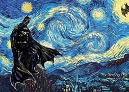 Image result for Starry Night Bat Signal