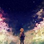 Image result for Cute Anime Girl Galaxy Blue