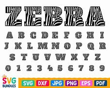 Image result for Zebra Print Letter Z Font