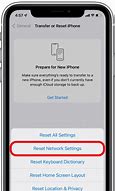 Image result for iPhone XS Reset Network Settings