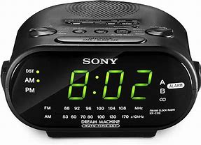 Image result for Sony Clock Radio with XBBU