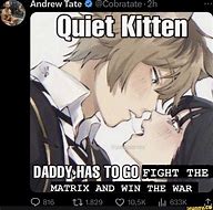 Image result for Quiet Kitten Meme
