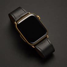 Image result for Apple Watch Gold Rim Black Band