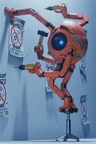 Image result for Retro Robot Concept Art