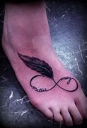 Image result for Infinity Symbol with Feather Tattoo