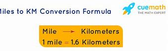 Image result for What Is the Distance of a Mile Changed into a Kilometre