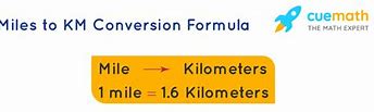 Image result for Mile to Km Converter