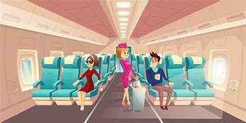 Image result for Plane Cabin Girls