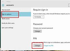 Image result for Change Pin/Password