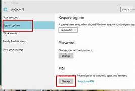 Image result for Change Login Pin On Windows 10