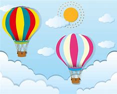 Image result for Balloons Flying in the Sky Clip Art