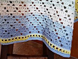 Image result for Crochet Border for Baby Boy Blanket
