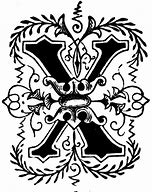 Image result for Gold Letter X