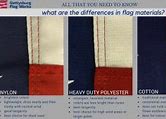 Image result for Nylon vs Cotton Flag