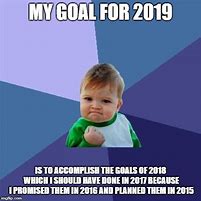 Image result for 2019 Goals Meme