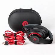 Image result for Beats Wired Headphones Black and Red