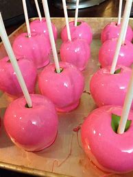 Image result for Pink Themed Candy Apples