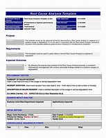 Image result for Root Cause Analysis Template for Audit