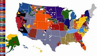 Image result for NFL Fan Map