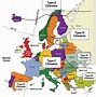 Image result for Physical Map of Europe Regions