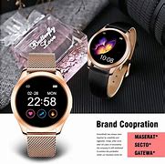 Image result for Smartwatch Rose Gold Round Face