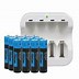 Image result for Rechargeable D Batteries with Charger