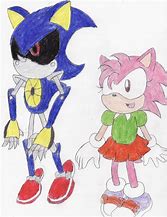 Image result for Amy and Metal Sonic as Friends