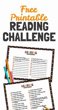 Image result for Book Challenge for Kids