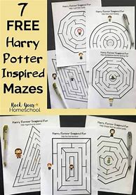 Image result for Pritnable Harry Potter Maze