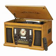 Image result for Wooden Victrola CD Player Radio with Bluetooth