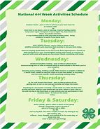 Image result for National 4-H Week Ideas