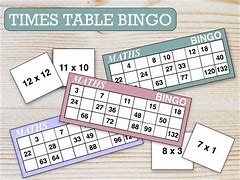 Image result for 6 Times Table Bingo