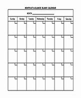 Image result for Blank Fillable Monthly Calendar