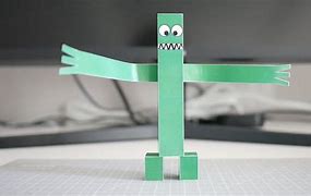 Image result for Rainbow Friends Papercraft Green