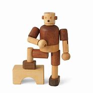 Image result for Wooden Robot Toy