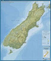 Image result for New Zealand Topographic Map