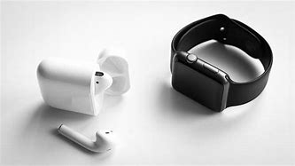 Image result for Air Pods and Apple Watch Wear