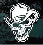 Image result for Cowboy Skull Decal