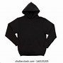 Image result for Plain Black Hoodie Front and Back