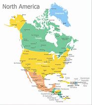 Image result for north america capitals map