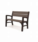 Image result for Resin Patio Bench