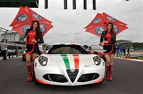 Image result for Alfa Romeo 4C Woman Girl