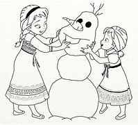 Image result for Elsa Anna and Olaf Drawings