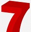 Image result for Red Number 7 Clip Art