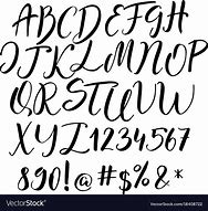 Image result for Calligraphy Fonts ABC